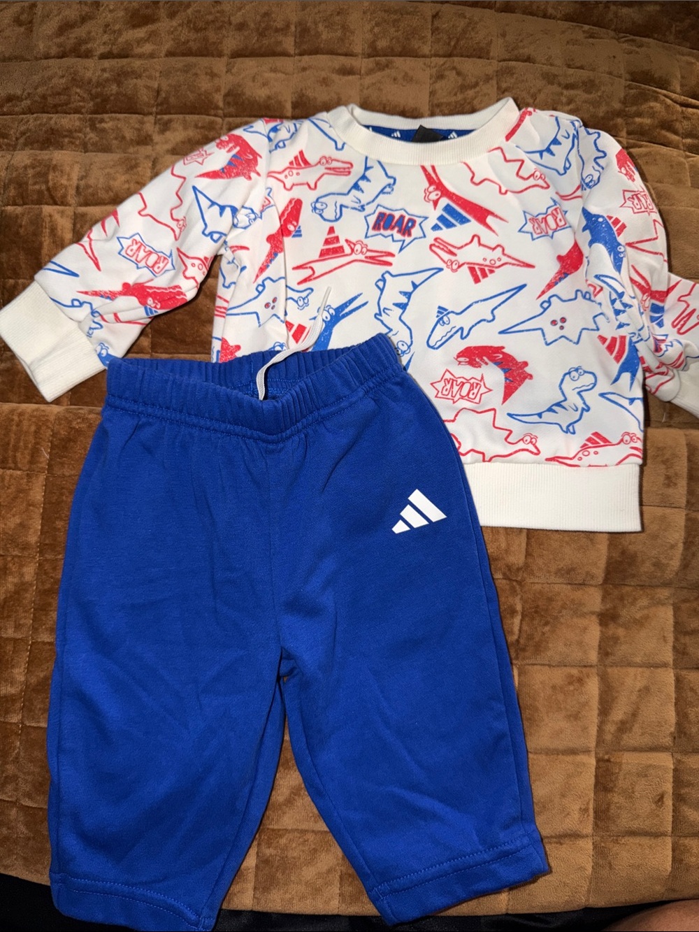 adidas Kids Blue Sweatpants Joggers